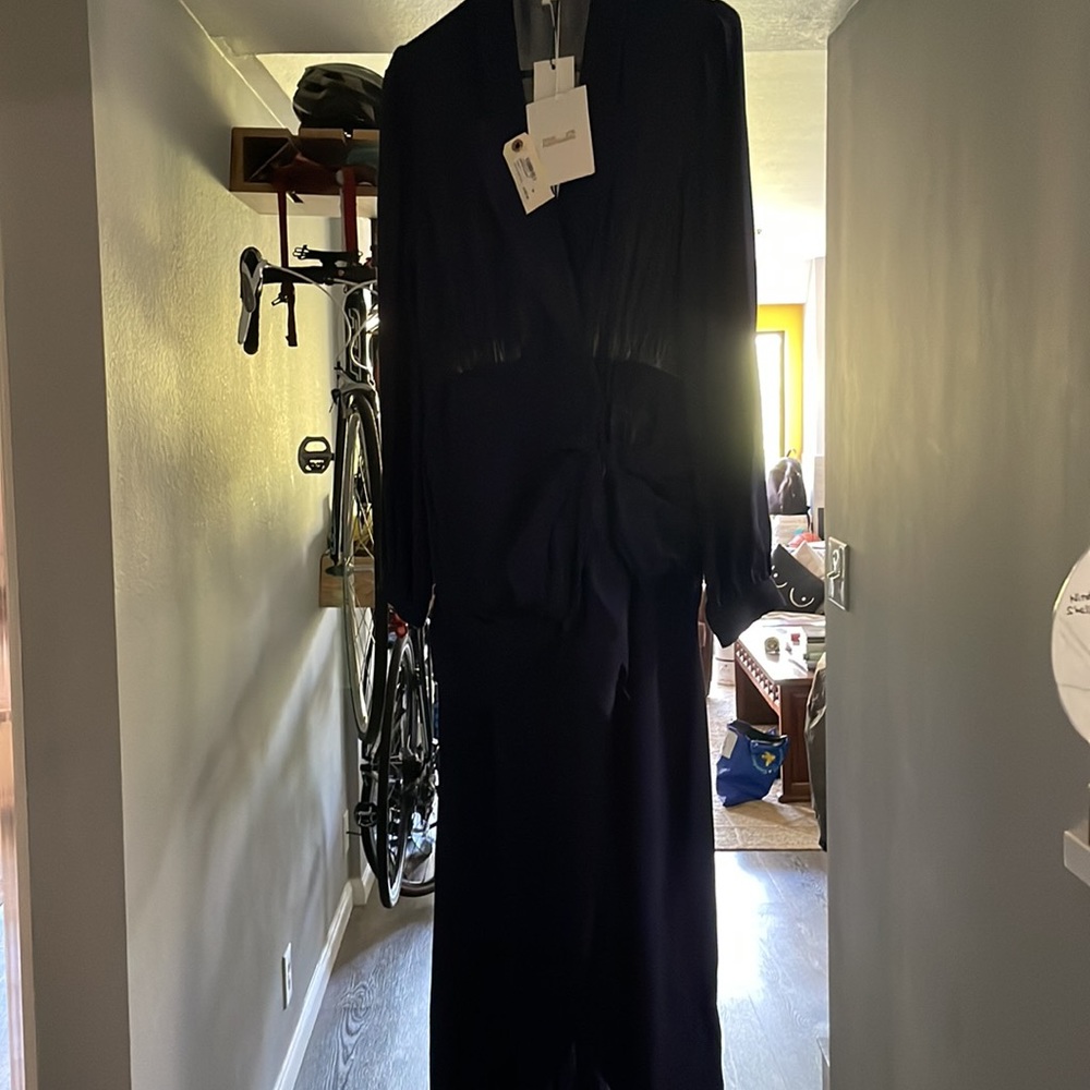 Diane von Furstenberg Stella Faux-Wrap Midi Dress - Picture 9 of 10